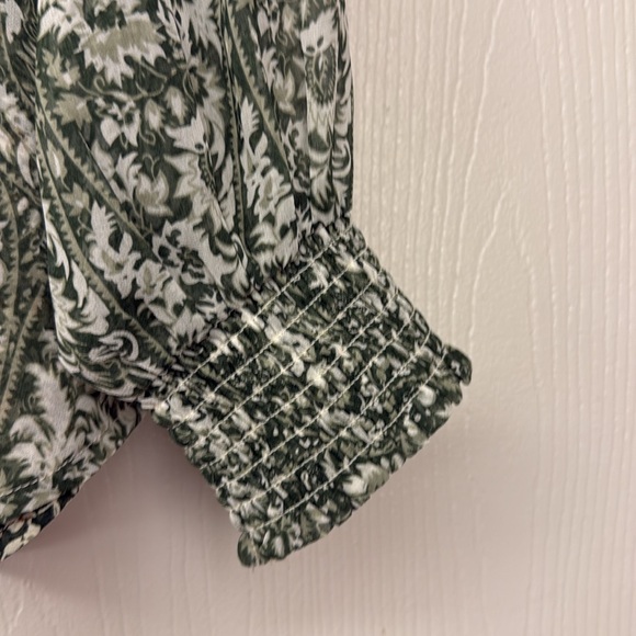 ACOA Green Floral Blouse - Picture 5 of 8